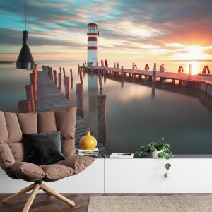 Papier Peint Paysage Jetée 3D – Image 4