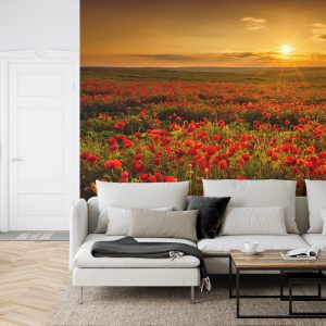 Papier Peint Paysage Fleurs – Image 6