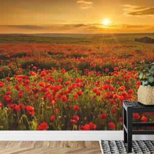 Papier Peint Paysage Fleurs – Image 7