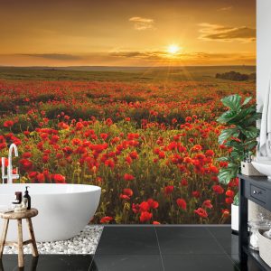 Papier Peint Paysage Fleurs – Image 5