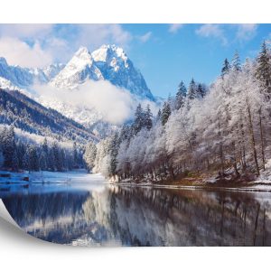 Papier Peint Paysage Montagnes Hiver – Image 2