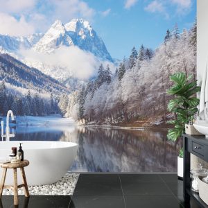 Papier Peint Paysage Montagnes Hiver – Image 5