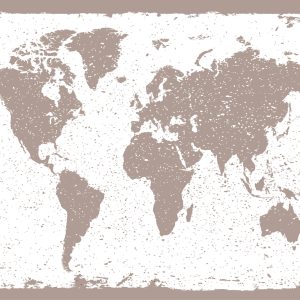 Papier Peint Carte Du Monde – Image 1