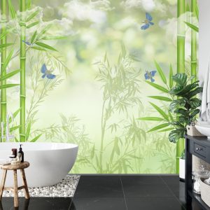 Papier Peint Forêt De Bambous Et Oiseaux – Image 5