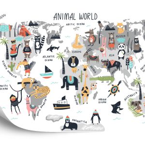 Papier Peint Carte Pour Les Enfants – Image 2