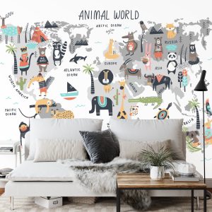 Papier Peint Carte Pour Les Enfants – Image 3