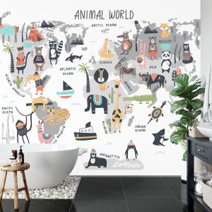 Papier Peint Carte Pour Les Enfants – Image 5