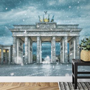 Papier Peint Porte De Brandebourg En Hiver – Image 7