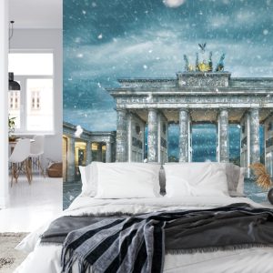 Papier Peint Porte De Brandebourg En Hiver – Image 8