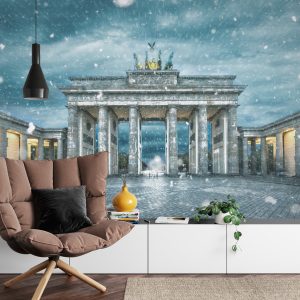 Papier Peint Porte De Brandebourg En Hiver – Image 4