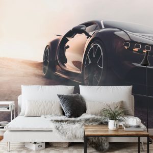 Papier Peint Voiture De Sport Dans Le Désert – Image 3