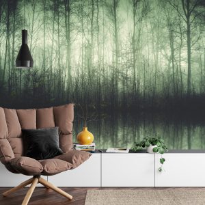 Papier Peint Forêt Arbres Eau – Image 4