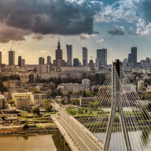 Papier Peint Toits De Varsovie – Image 1