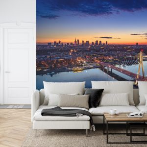 Papier Peint Vue Aérienne De Varsovie – Image 6