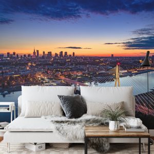 Papier Peint Vue Aérienne De Varsovie – Image 3