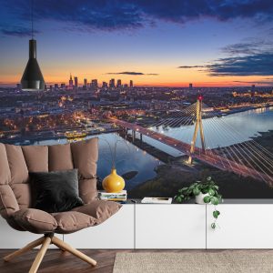 Papier Peint Vue Aérienne De Varsovie – Image 4