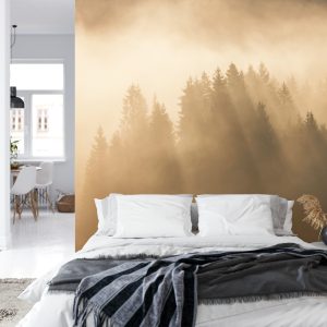 Papier Peint Forêt Dans Le Brouillard – Image 8