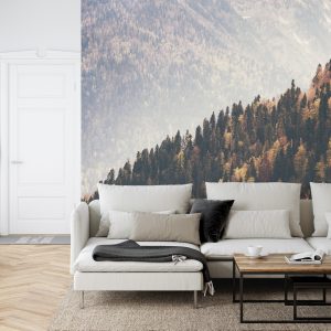 Papier Peint Forêt Montagnes – Image 6