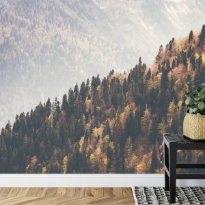 Papier Peint Forêt Montagnes – Image 7