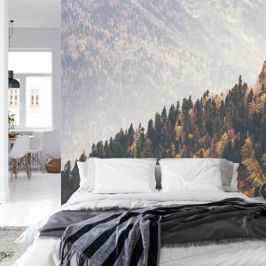 Papier Peint Forêt Montagnes – Image 8