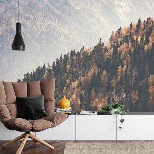 Papier Peint Forêt Montagnes – Image 4
