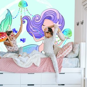 Papier Peint Sirène Aux Méduses – Image 7