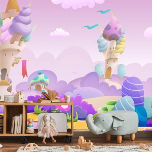 Papier Peint Terre De Conte De Fées Colorée – Image 5