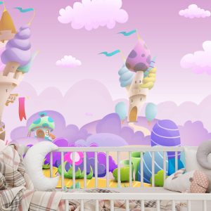 Papier Peint Terre De Conte De Fées Colorée – Image 6