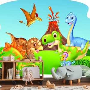 Papier Peint Dinosaures Heureux – Image 5