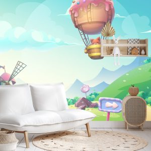 Papier Peint Pays Des Bonbons De Conte De Fées – Image 4