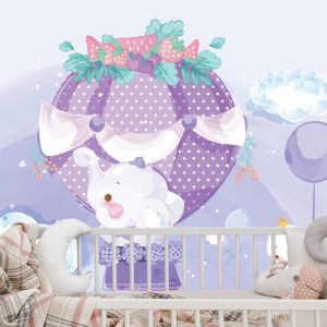 Papier Peint Animaux De Conte De Fées Avec Des Ballons – Image 6