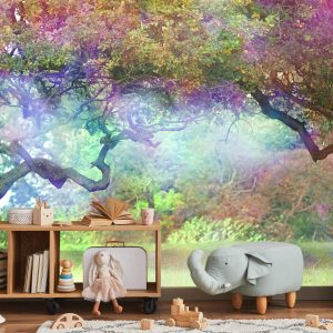 Papier Peint Forêt Colorée Magique – Image 5