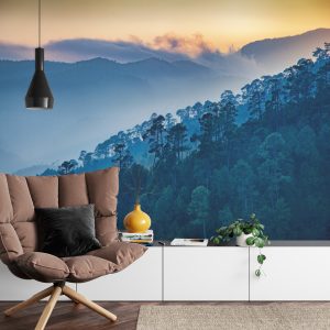 Papier Peint Montagnes Forestières – Image 4