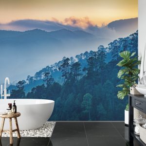 Papier Peint Montagnes Forestières – Image 5