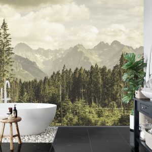 Papier Peint Montagnes Forestières – Image 5