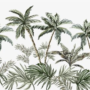 Papier Peint Palmiers Et Plantes Tropicales – Image 1