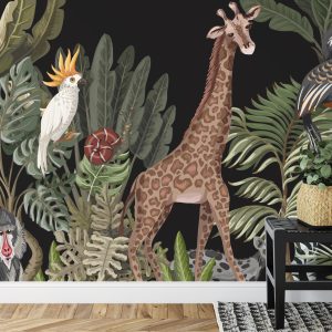 Papier Peint Animaux Exotiques Parmi Les Feuilles – Image 7