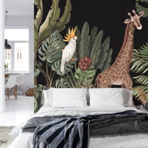 Papier Peint Animaux Exotiques Parmi Les Feuilles – Image 8