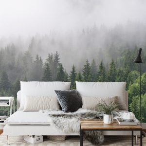 Papier Peint Arbres Dans La Brume – Image 3