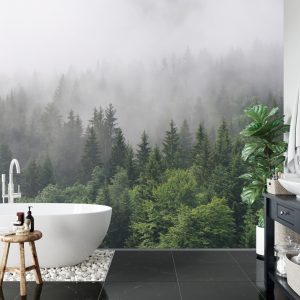 Papier Peint Arbres Dans La Brume – Image 5