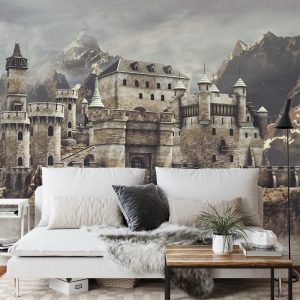 Papier Peint Château Fantastique Médiéval – Image 3