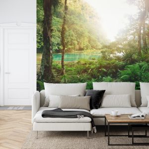 Papier Peint Forêt Arbres Eau – Image 6