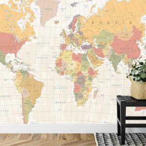 Papier Peint Carte Du Monde – Image 7