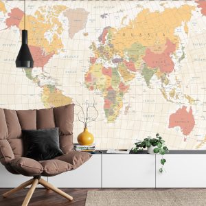 Papier Peint Carte Du Monde – Image 4