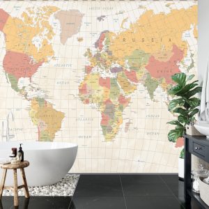 Papier Peint Carte Du Monde – Image 5