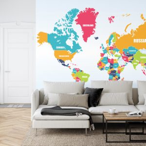 Papier Peint Carte Du Monde – Image 6