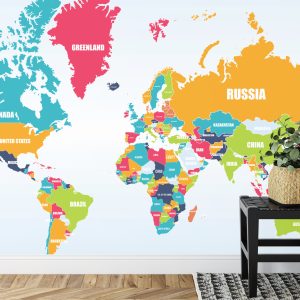Papier Peint Carte Du Monde – Image 7