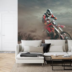 Papier Peint Coureur De Motocross Dans Le Désert – Image 6