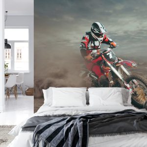 Papier Peint Coureur De Motocross Dans Le Désert – Image 8