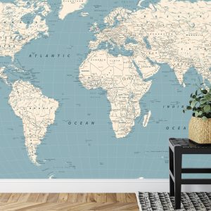 Papier Peint Carte Du Monde – Image 7